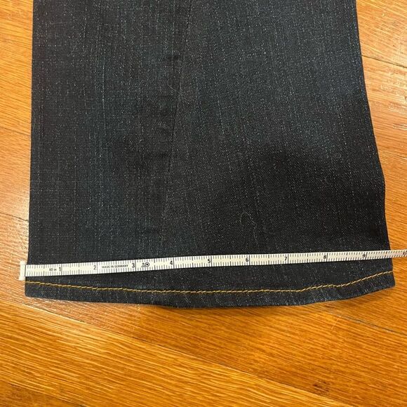 True Religion Y2K Vintage Dark Wash Joey Flared Jeans - Picture 6 of 8